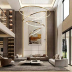Large Tiered Ring Foyer Chandelier