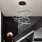 Large Tiered Ring Foyer Chandelier