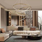 Large Tiered Ring Foyer Chandelier