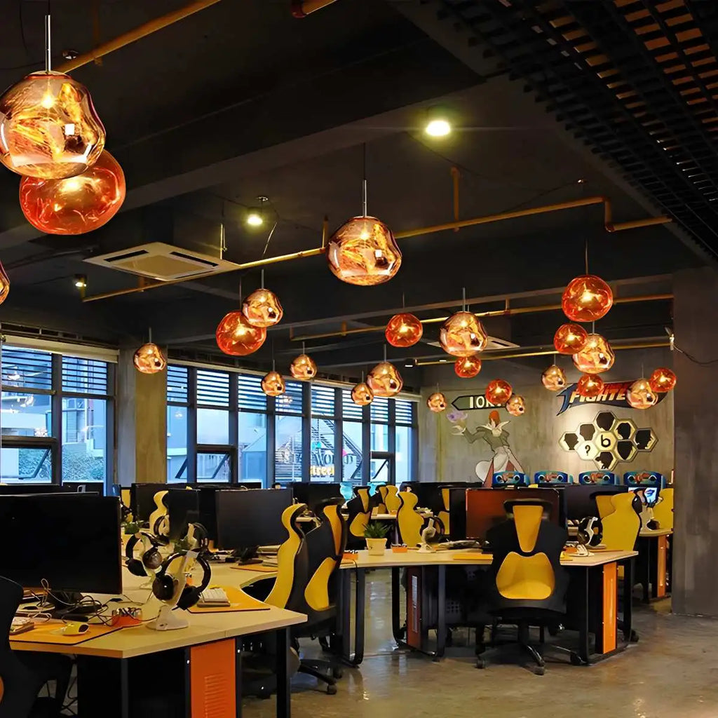 Large Lava Chandelier Customization