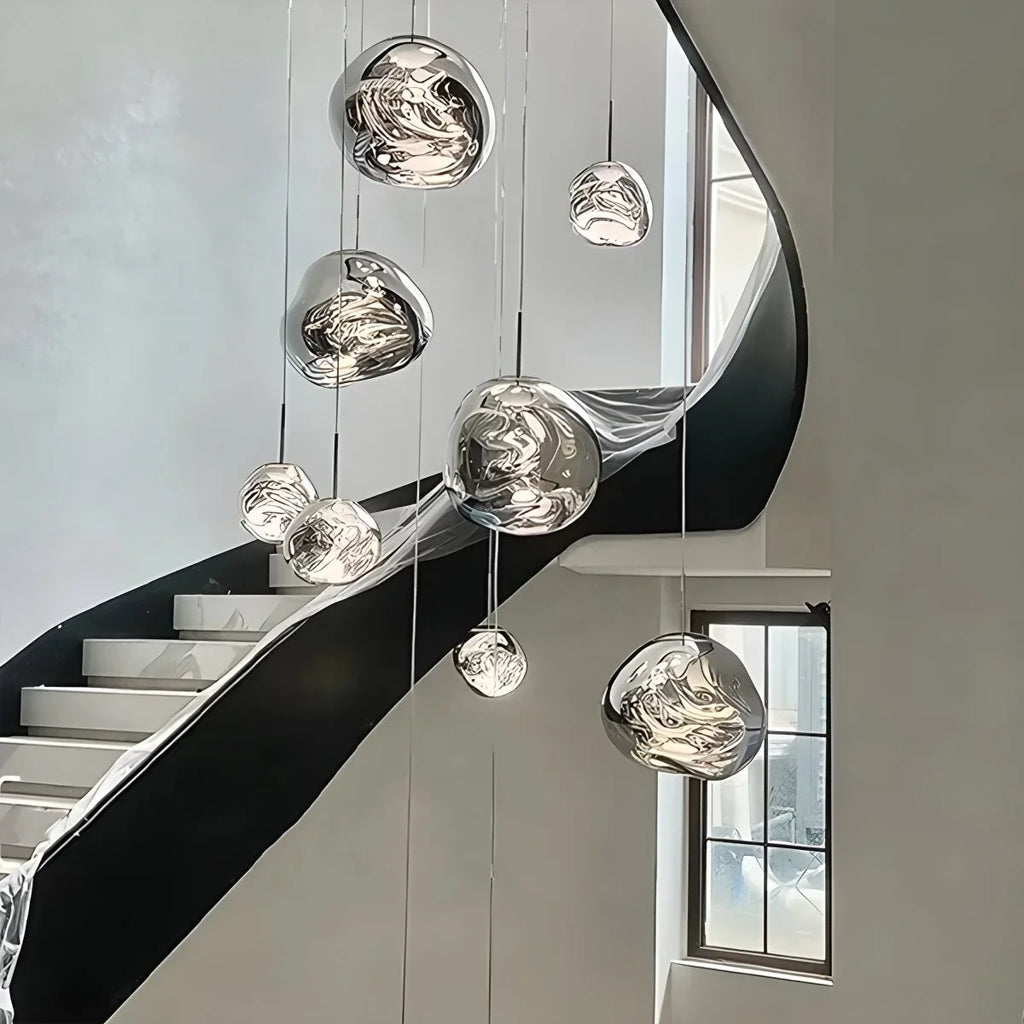 Large Lava Chandelier Customization