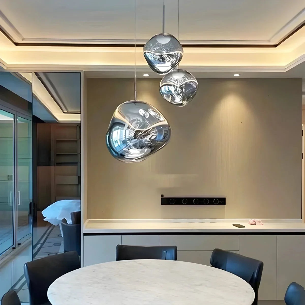 Large Lava Chandelier Customization