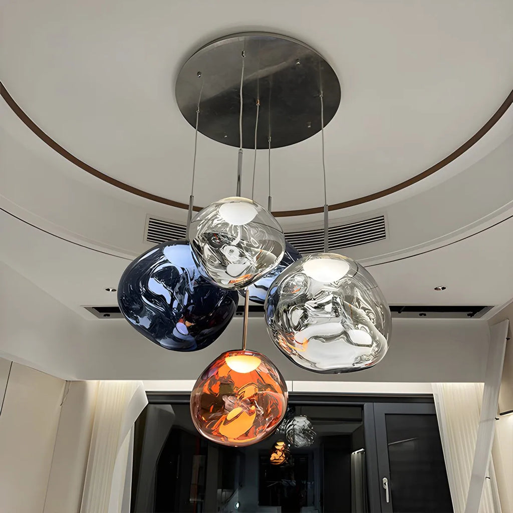 Large Lava Chandelier Customization