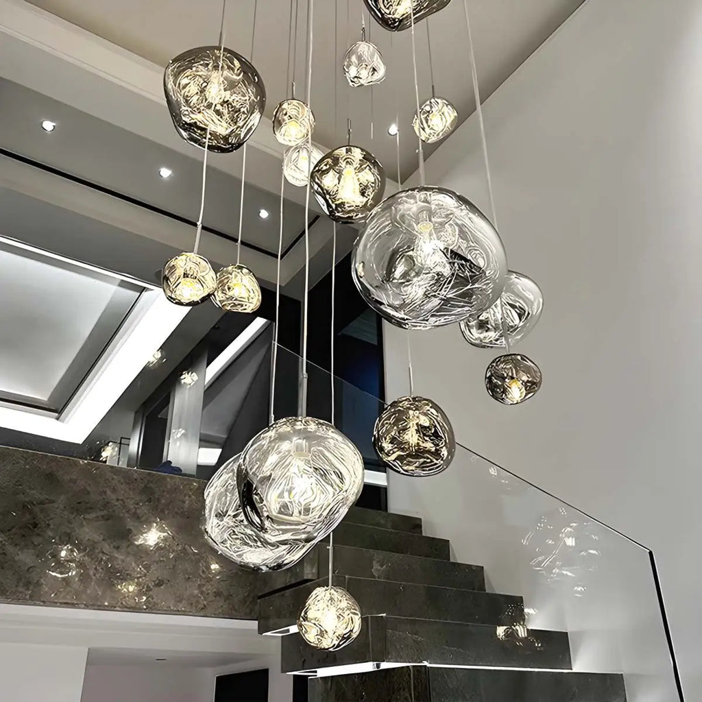 Large Lava Chandelier Customization