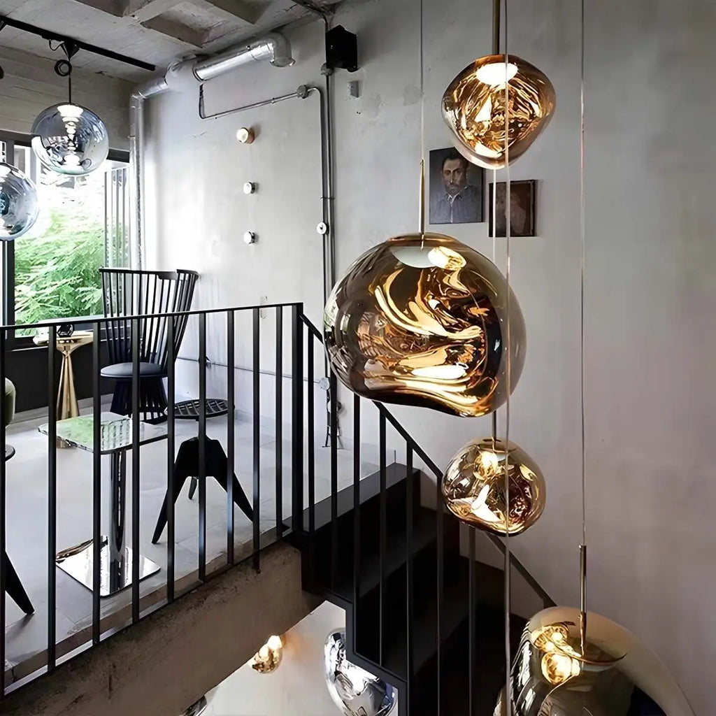 Large Lava Chandelier Customization