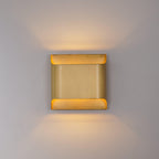 Leclerc Brass Wall Lamp – Mid-Century Cone Shade Wall Sconce