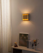 Leclerc Brass Wall Lamp – Mid-Century Cone Shade Wall Sconce