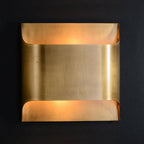 Leclerc Brass Wall Lamp – Mid-Century Cone Shade Wall Sconce