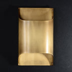 Leclerc Brass Wall Lamp – Mid-Century Cone Shade Wall Sconce