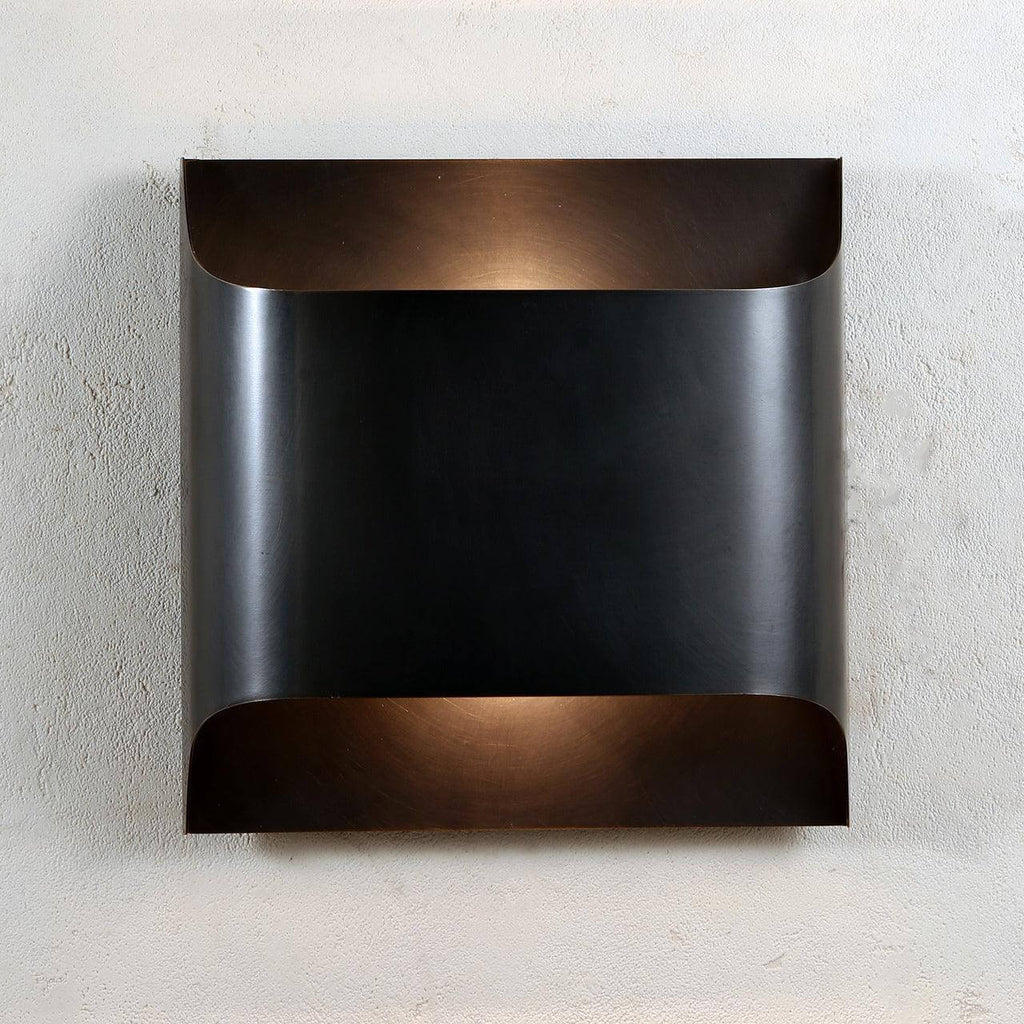 Leclerc Brass Wall Lamp – Mid-Century Cone Shade Wall Sconce