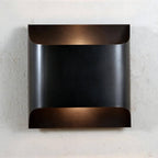 Leclerc Brass Wall Lamp – Mid-Century Cone Shade Wall Sconce