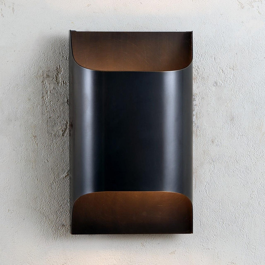 Leclerc Brass Wall Lamp – Mid-Century Cone Shade Wall Sconce