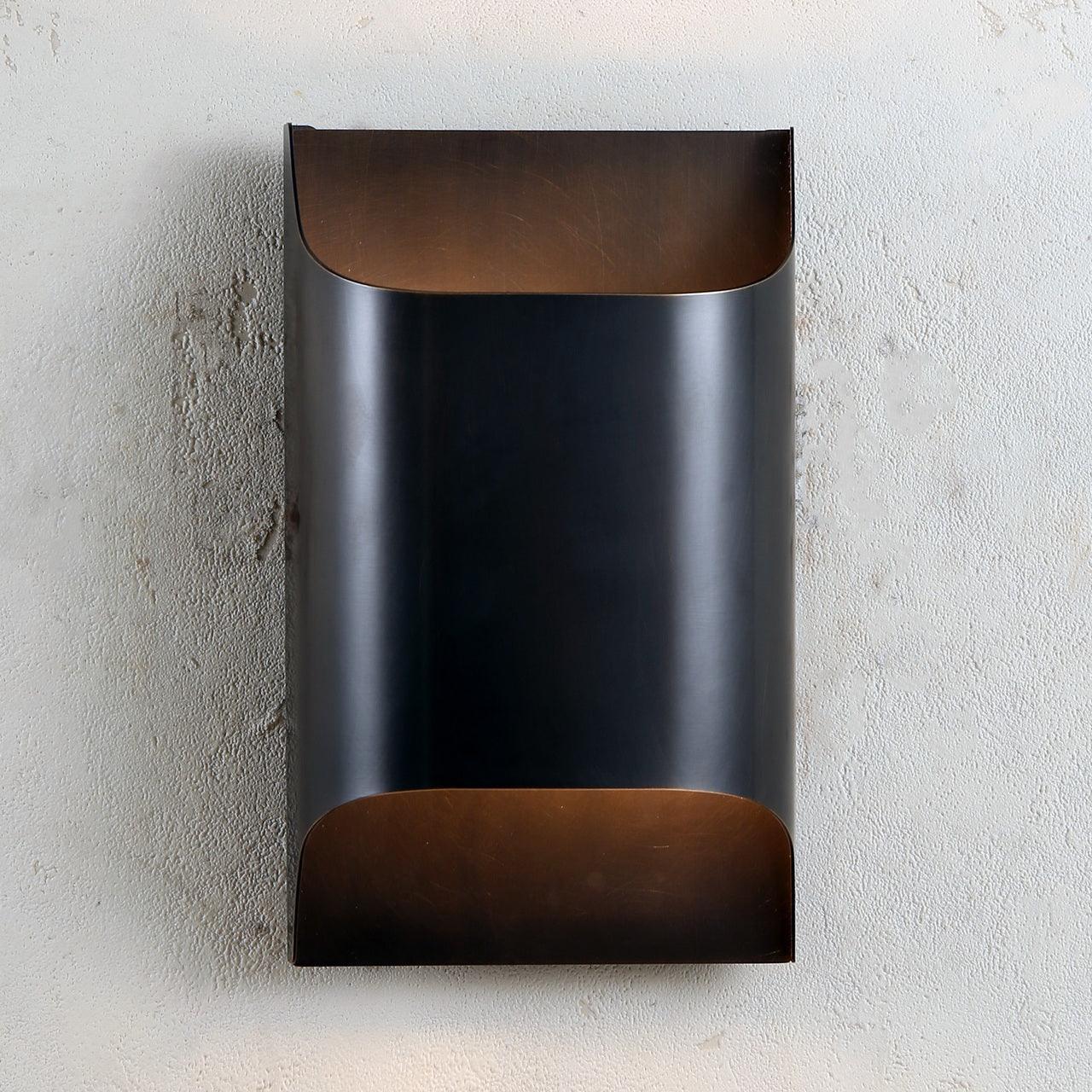 Leclerc Brass Wall Lamp – Mid-Century Cone Shade Wall Sconce