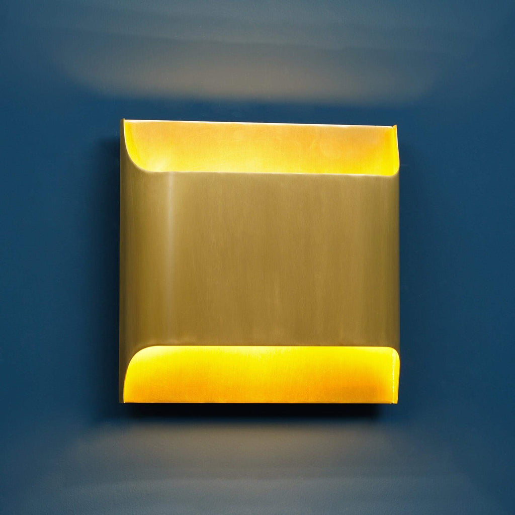 Leclerc Brass Wall Lamp – Mid-Century Cone Shade Wall Sconce