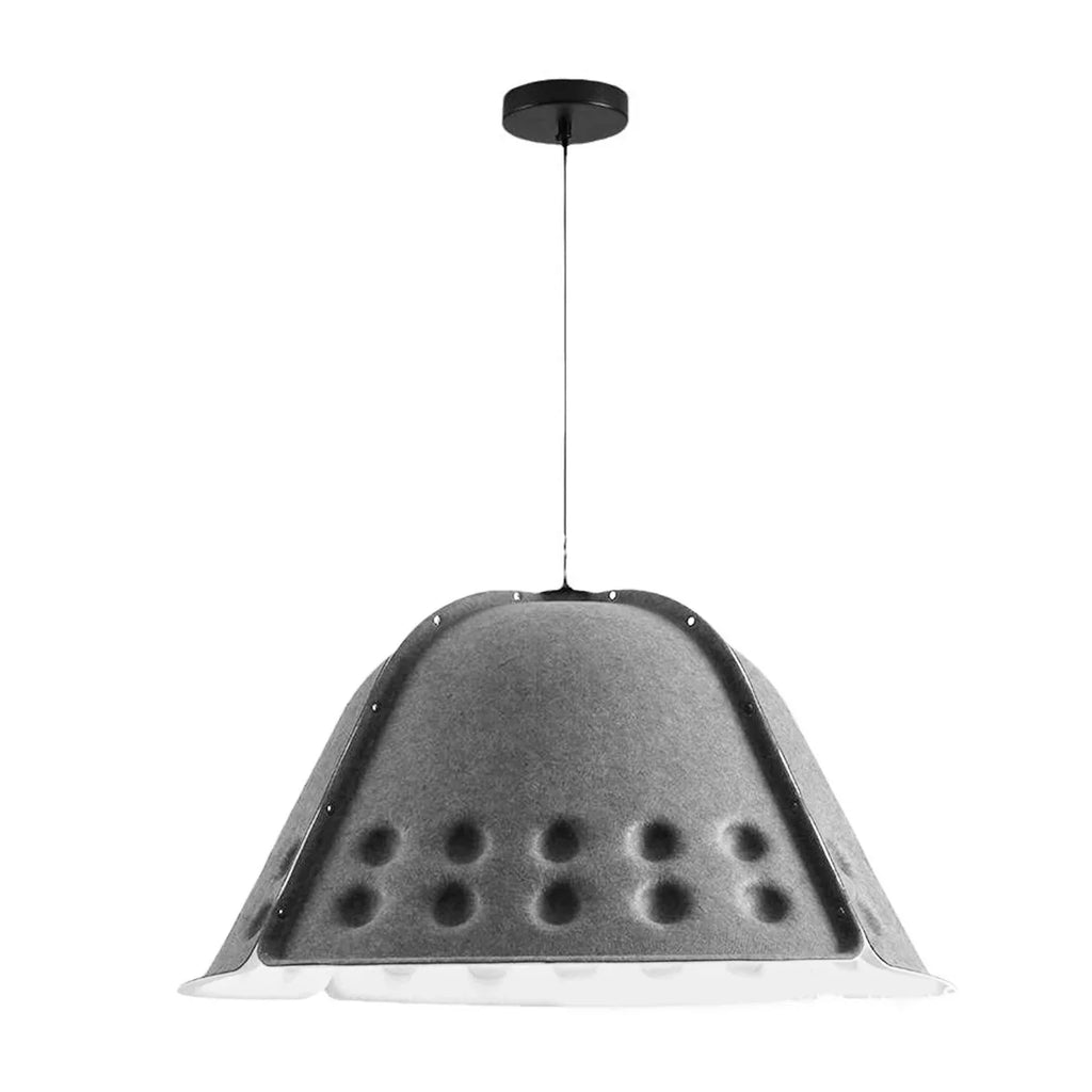 Clock Shaped Hot Pressed Acoustic Pendant Light