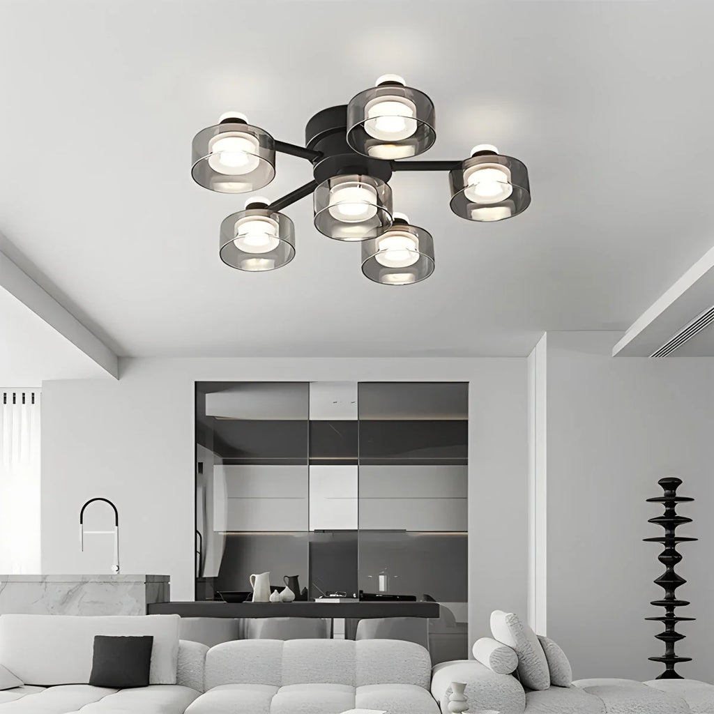Light Luxury Creative Glass Chandelier