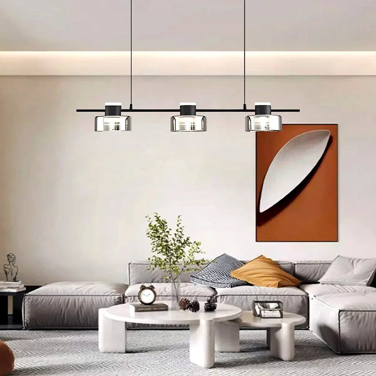 Light Luxury Creative Glass Chandelier