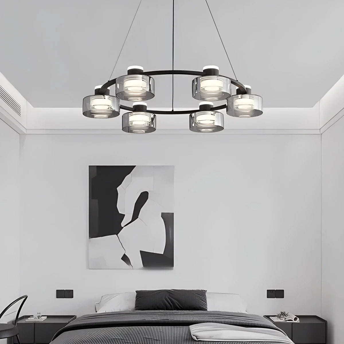 Light Luxury Creative Glass Chandelier