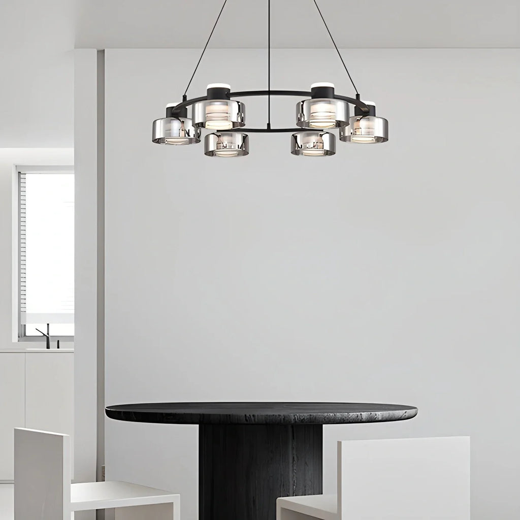 Light Luxury Creative Glass Chandelier