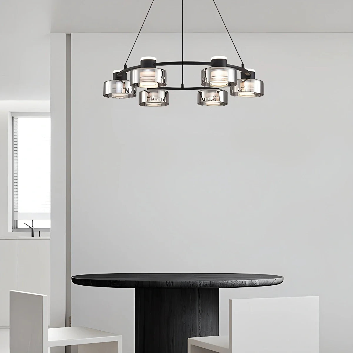 Light Luxury Creative Glass Chandelier