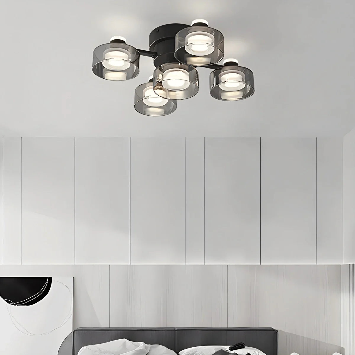 Light Luxury Creative Glass Chandelier