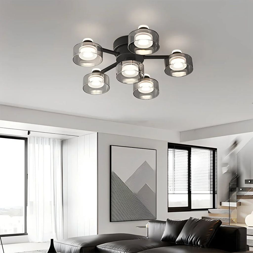 Light Luxury Creative Glass Chandelier
