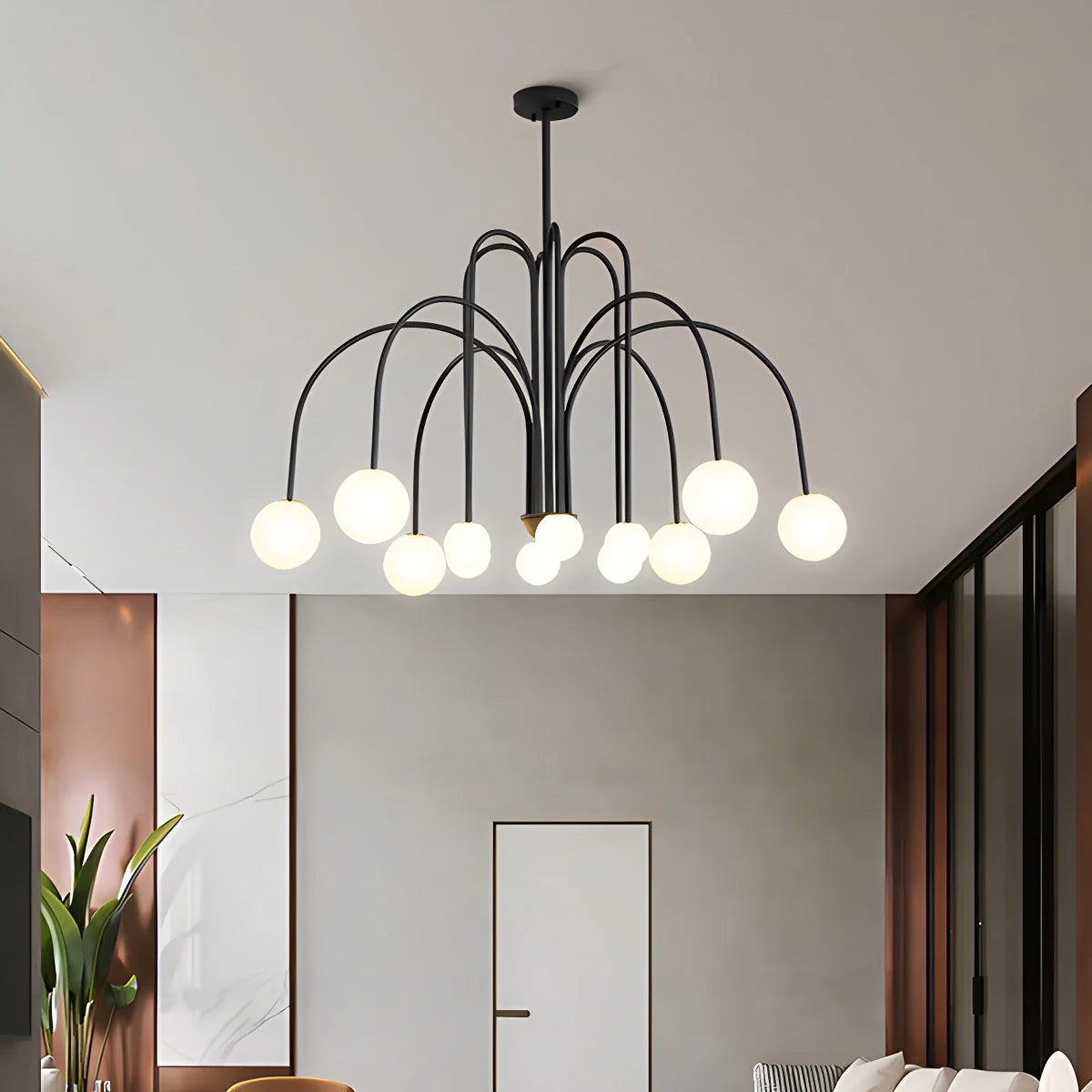 Avi Double Layer Glass Chandelier