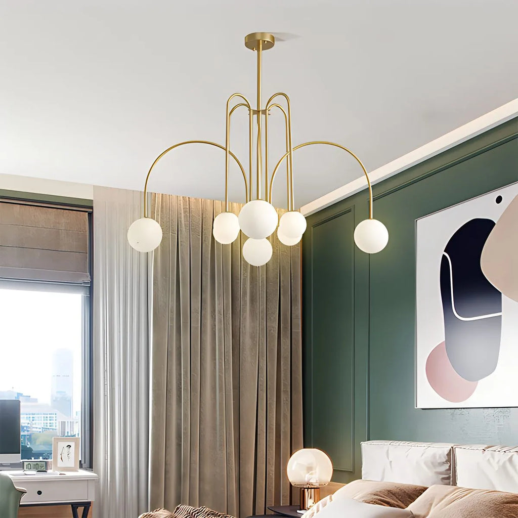 Avi Double Layer Glass Chandelier