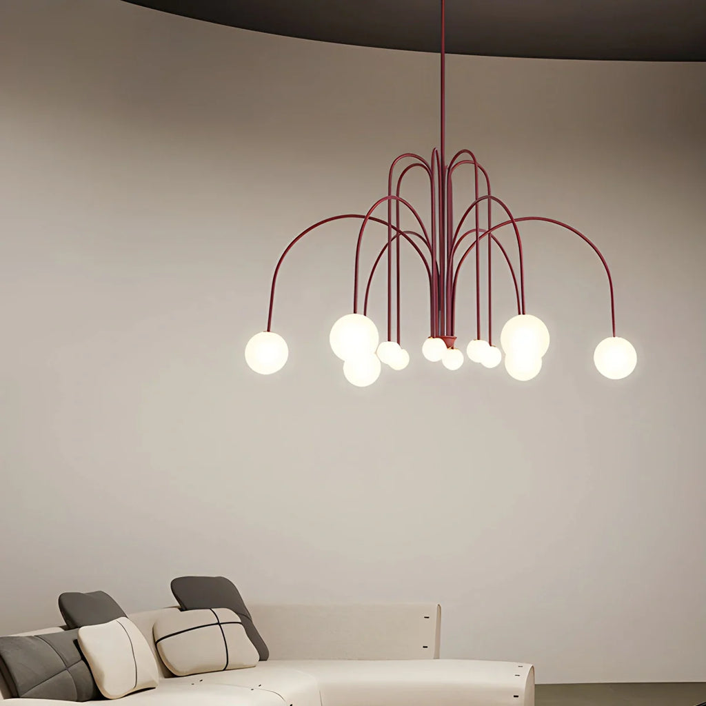 Avi Double Layer Glass Chandelier
