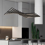 Linear Fish Bone Modeling Chandelier