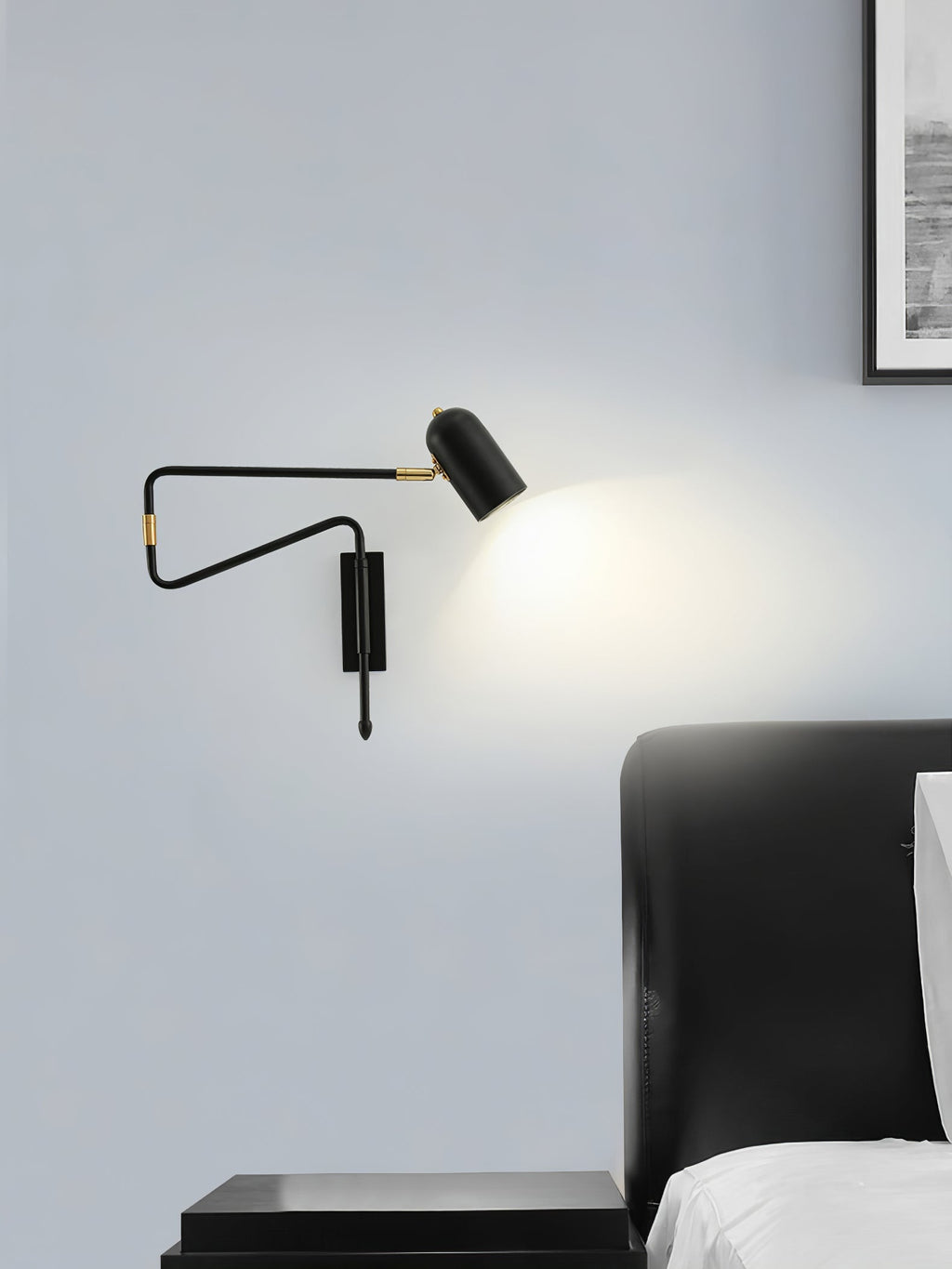 Long Arm Rotating Wall Lamp