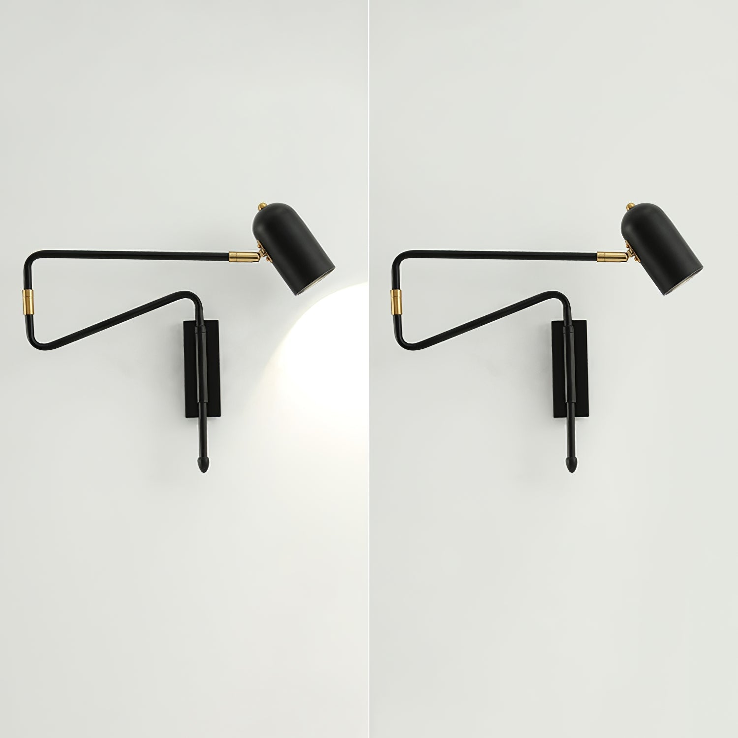 Long Arm Rotating Wall Lamp