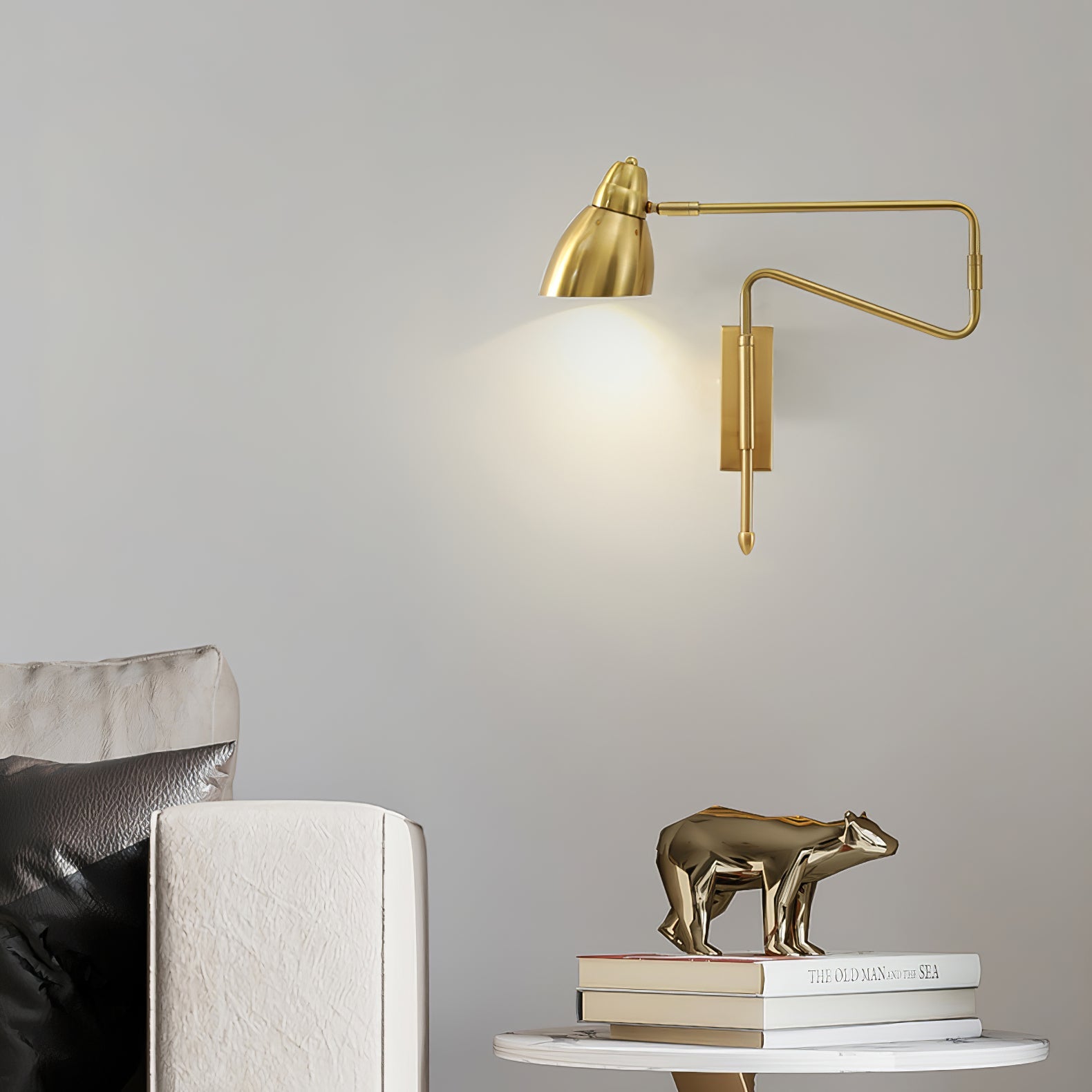 Long Arm Rotating Wall Lamp