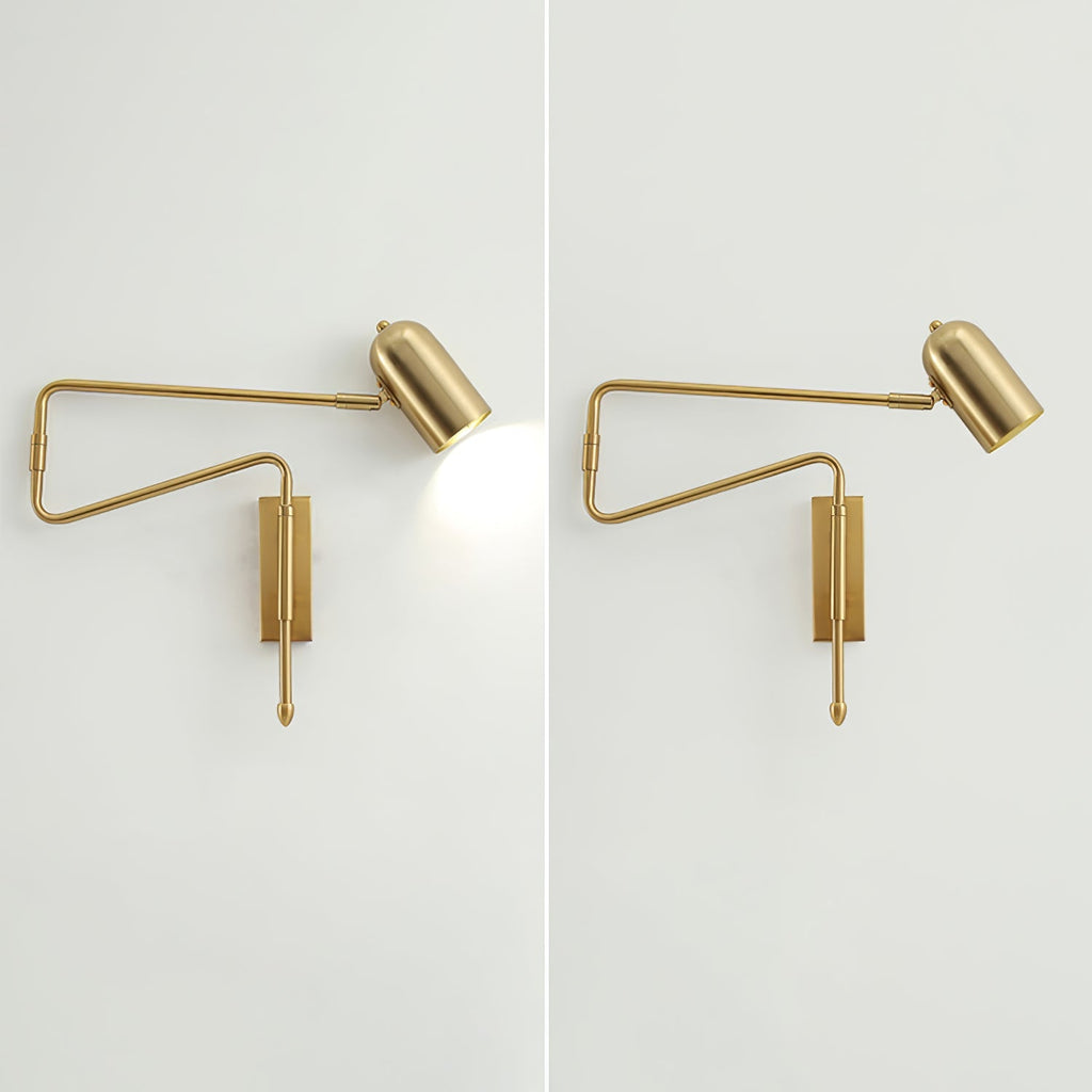 Long Arm Rotating Wall Lamp