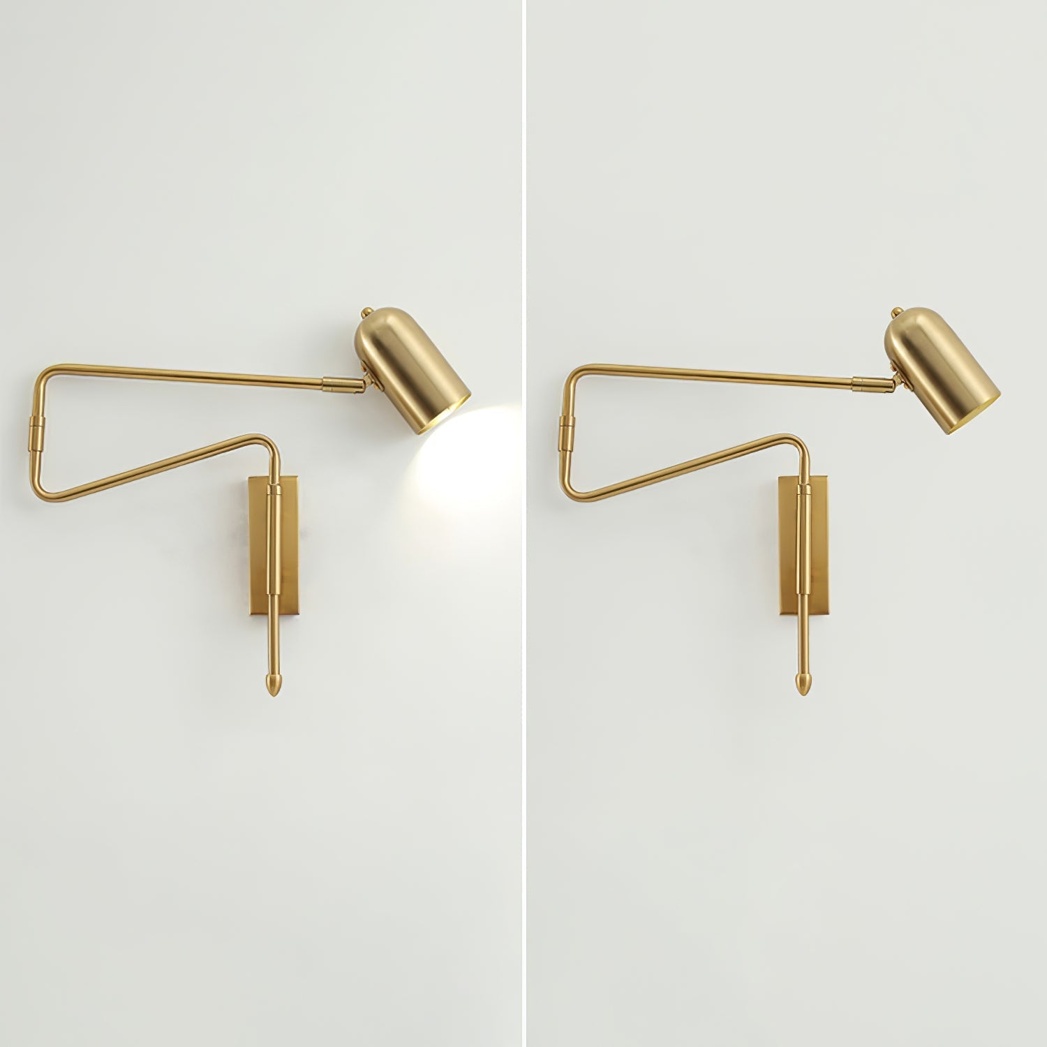 Long Arm Rotating Wall Lamp