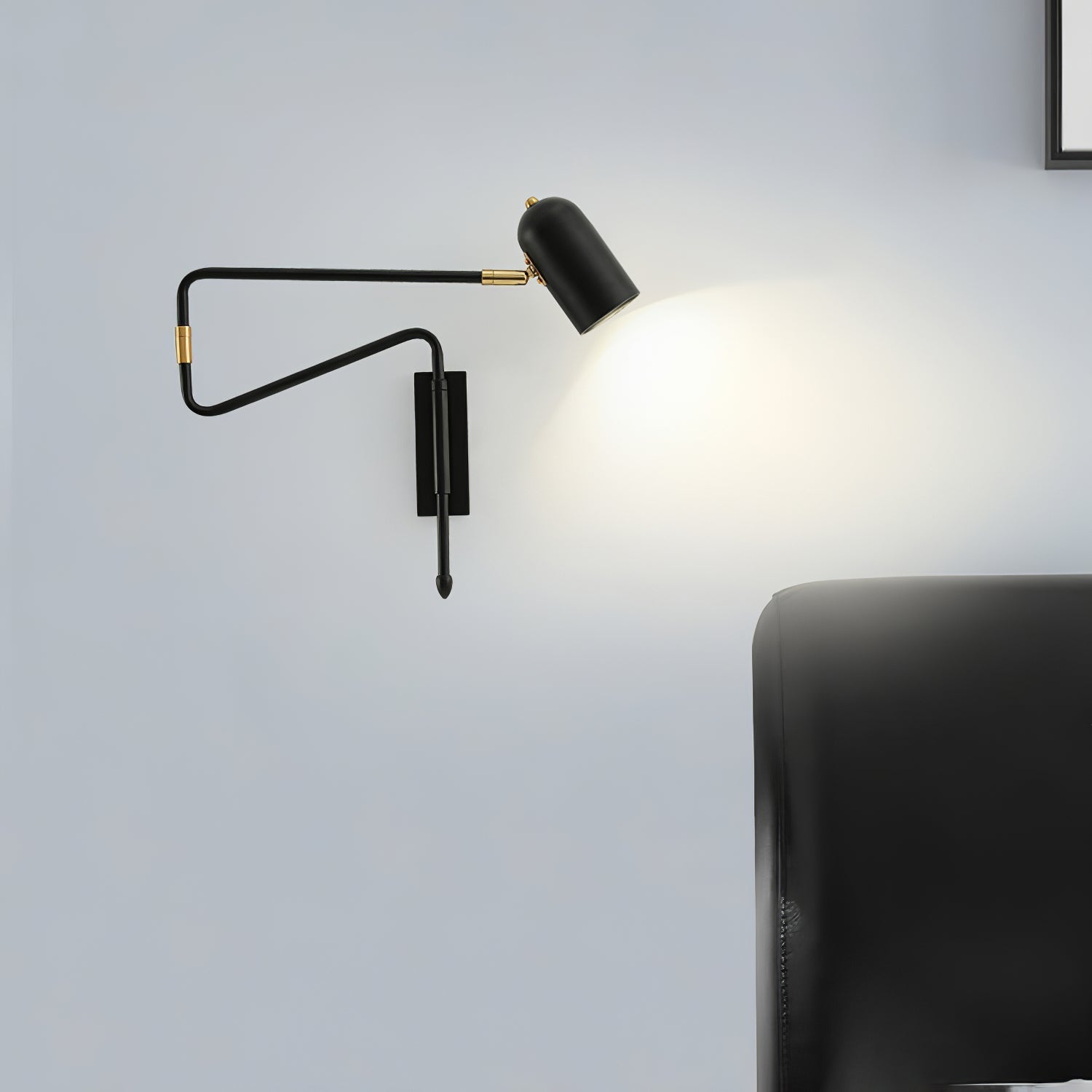 Long Arm Rotating Wall Lamp