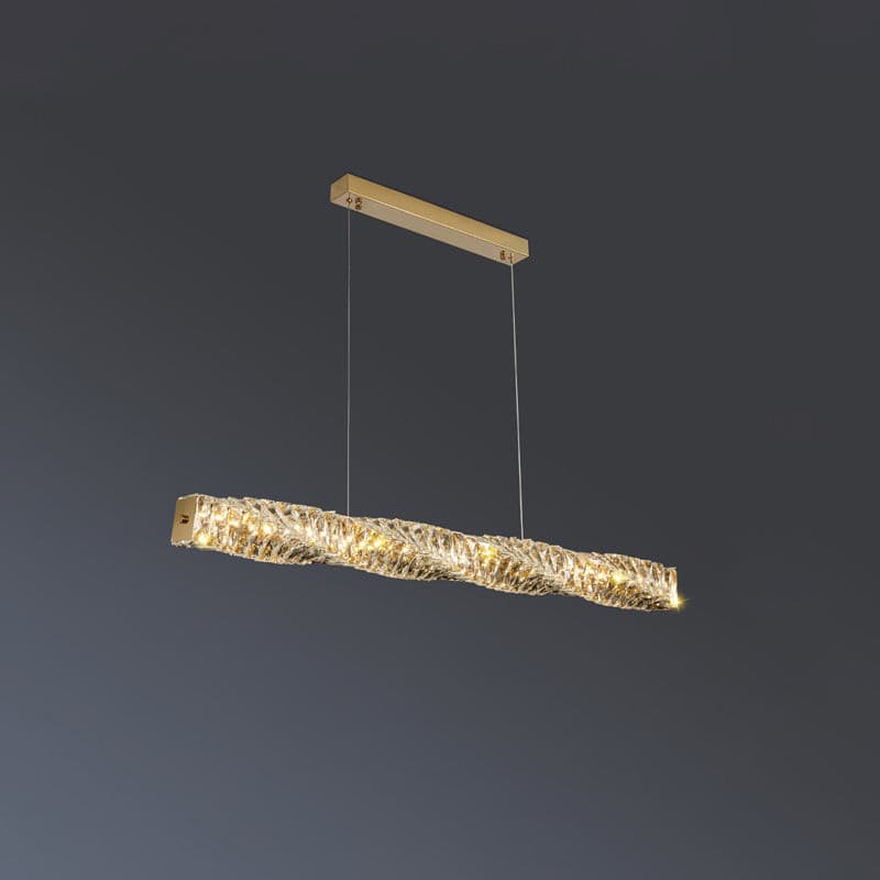 Long Crystal Pendant Lamp