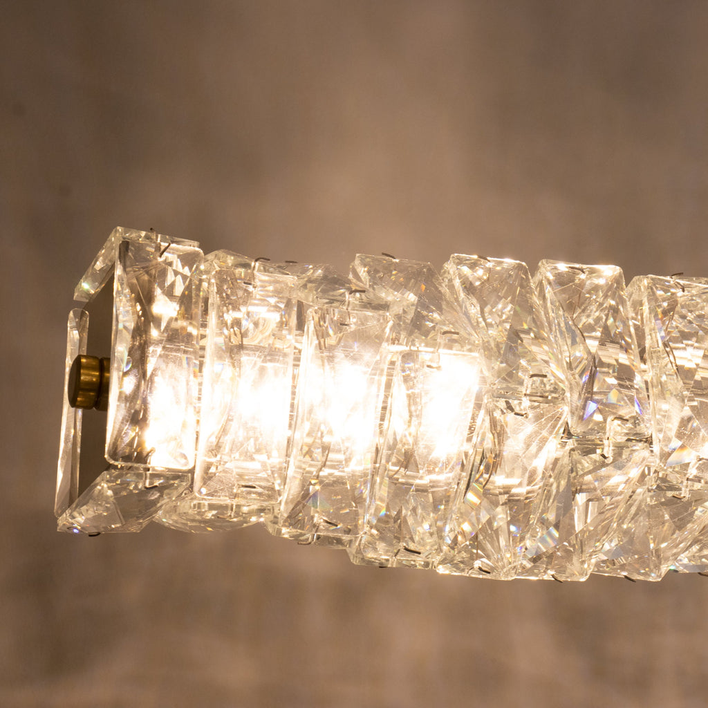 Long Crystal Pendant Lamp
