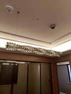 Long Crystal Pendant Lamp