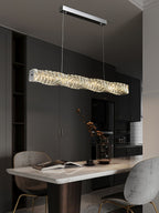 Long Crystal Pendant Lamp
