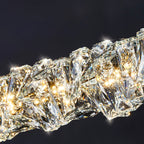 Long Crystal Pendant Lamp