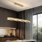 Long Crystal Pendant Lamp
