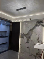 Long Crystal Pendant Lamp