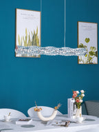 Long Crystal Pendant Lamp