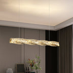 Long Crystal Pendant Lamp