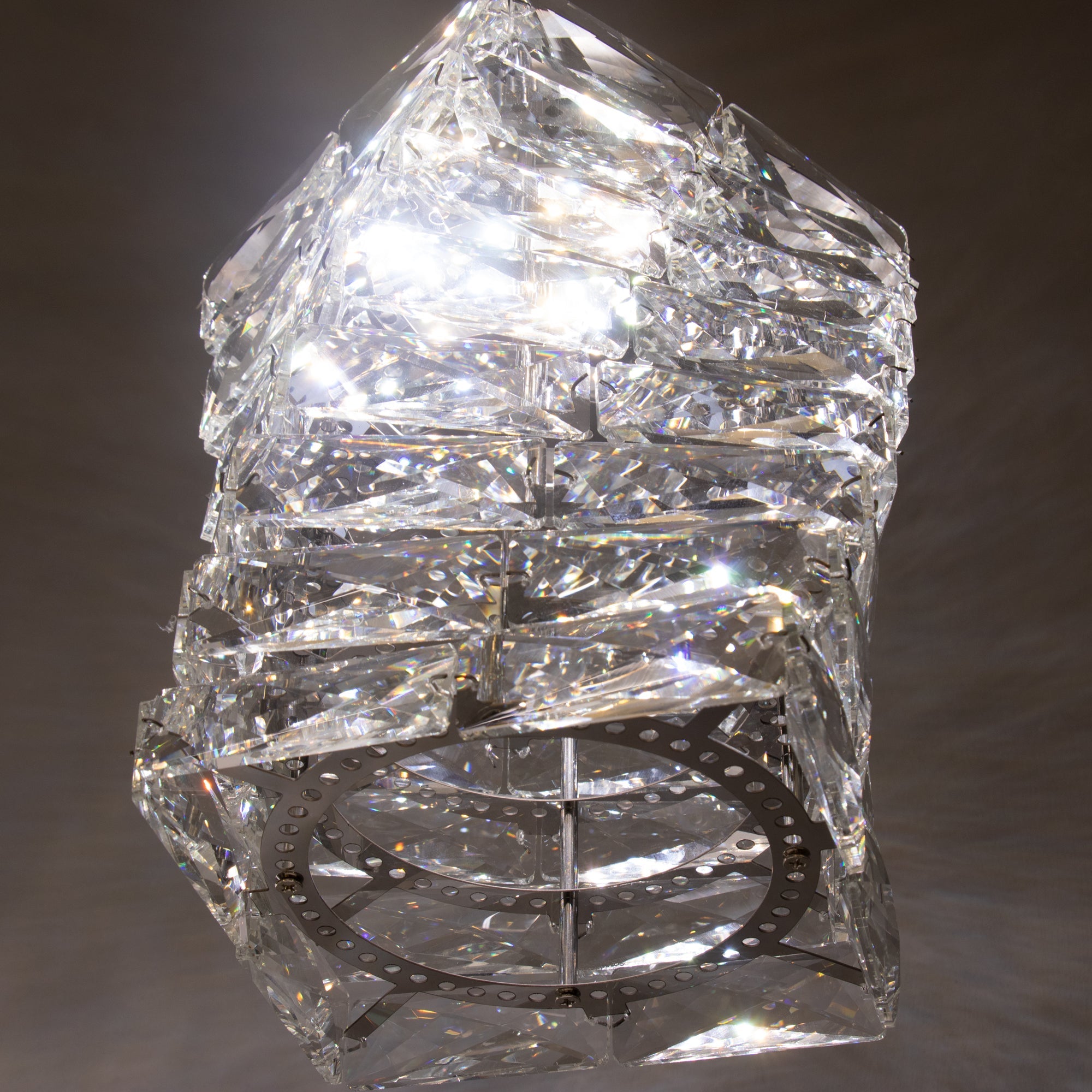 Long Crystal Pendant Lamp