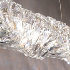 Long Crystal Pendant Lamp