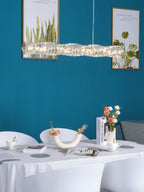 Long Crystal Pendant Lamp