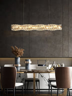Long Crystal Pendant Lamp