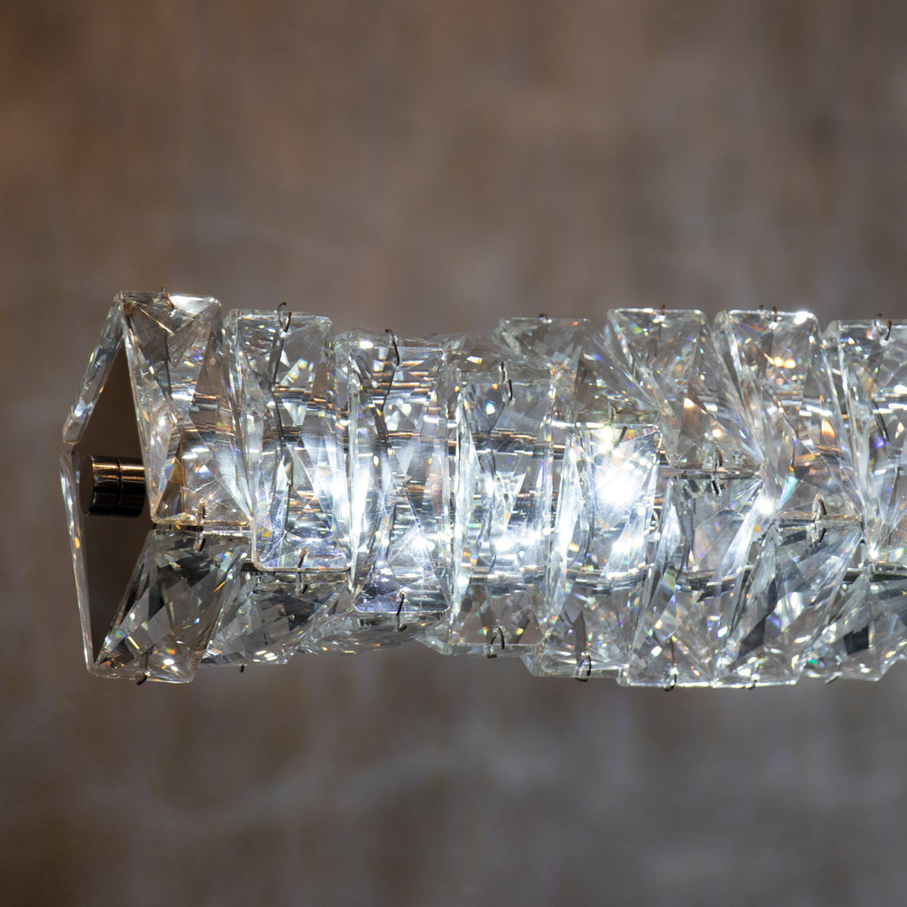 Long Crystal Pendant Lamp